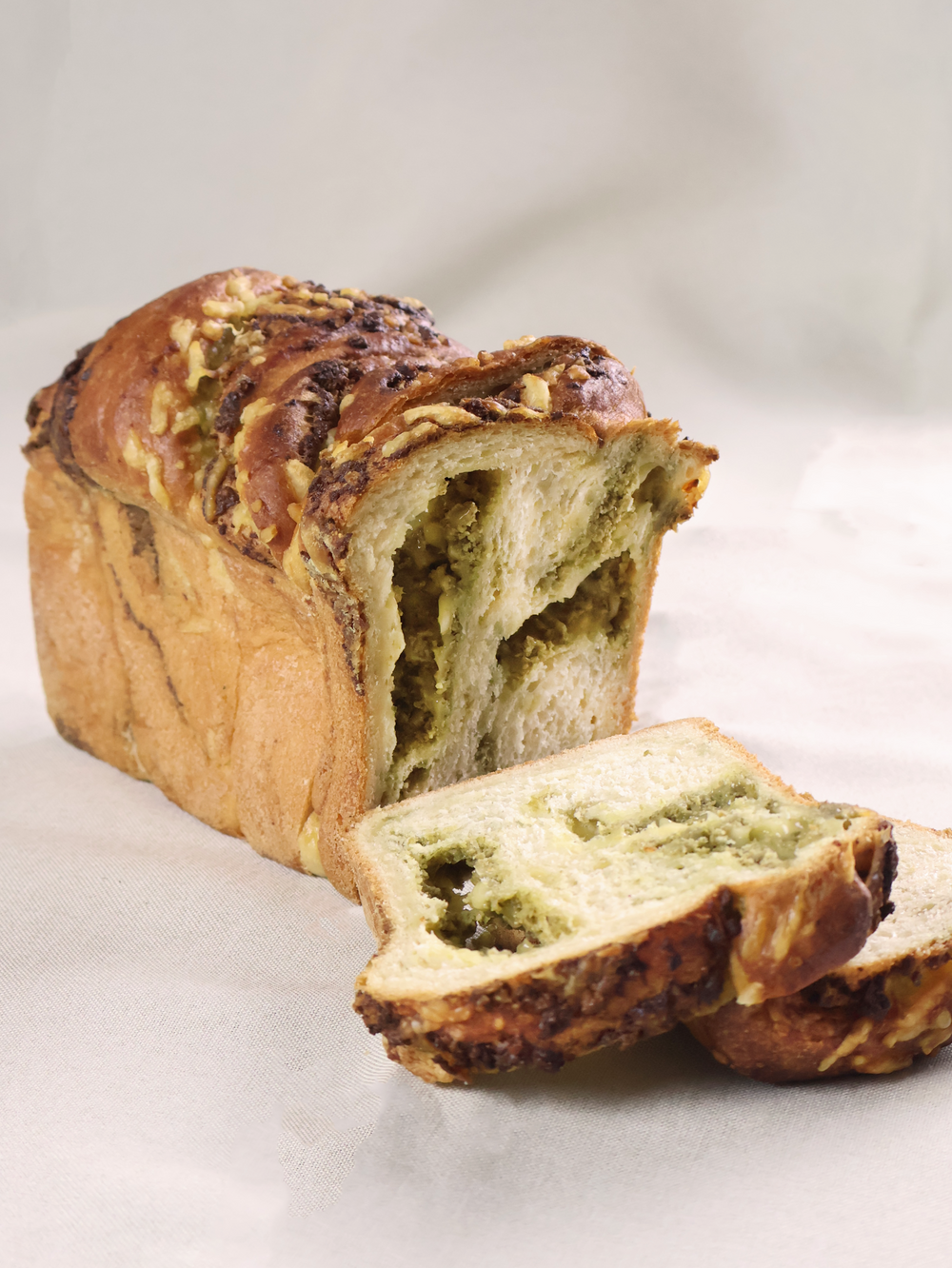 Babka vegan au pesto