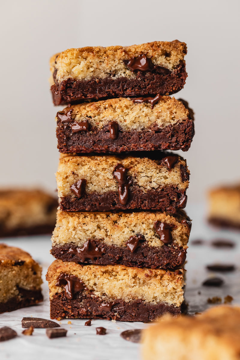 Brookie : Brownie + Cookie sans oeufs 🍪🍫 