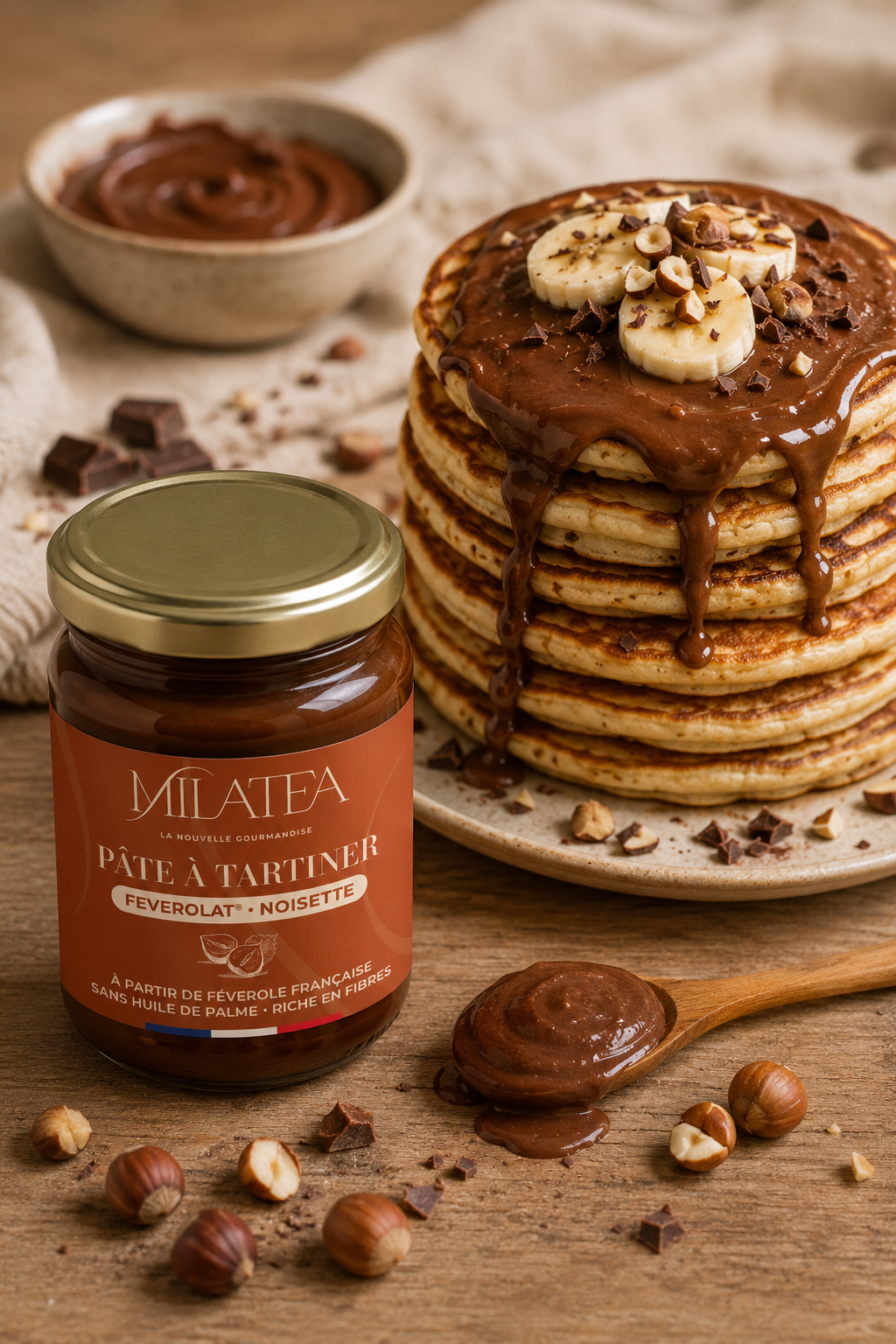 Milatea Pâte à tartiner féverolat® noisette