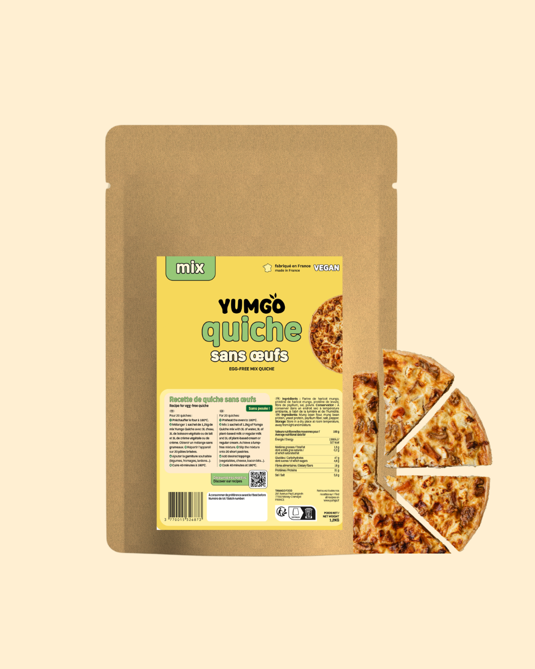 Eggless Quiche Mix 80g