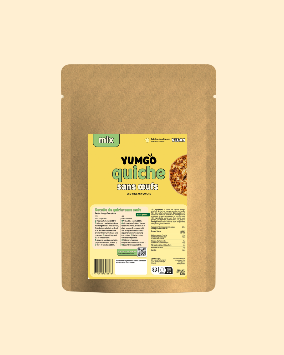 Eggless Quiche Mix 80g