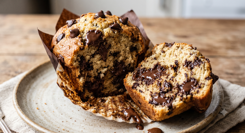 Muffins aux pépites de chocolat