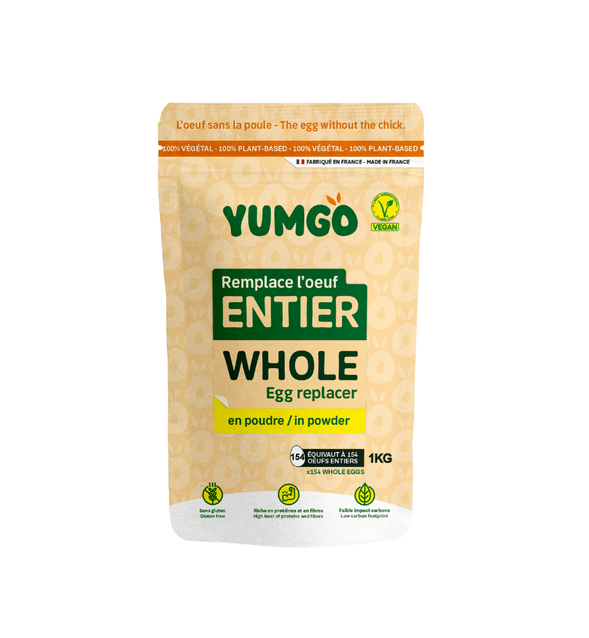 Yumgo Entier Poudre 1kg - Remplace l'œuf entier dans toutes vos recettes (≃ 154 œufs) Default Title
