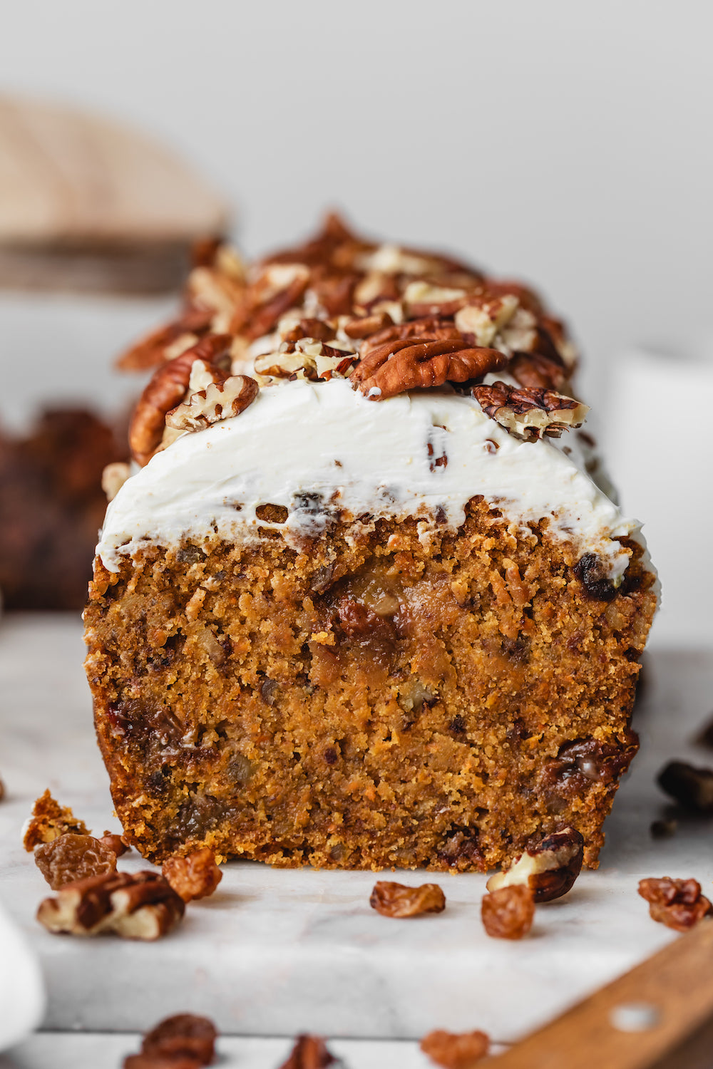 Recette de carrot cake sans gluten sans oeufs et option vegan, moelleux et simple à faire