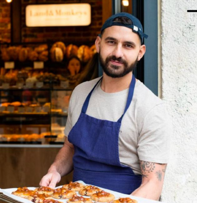 Valentin Garnot - boulanger à land&monkeys, boulangerie végétale à Paris