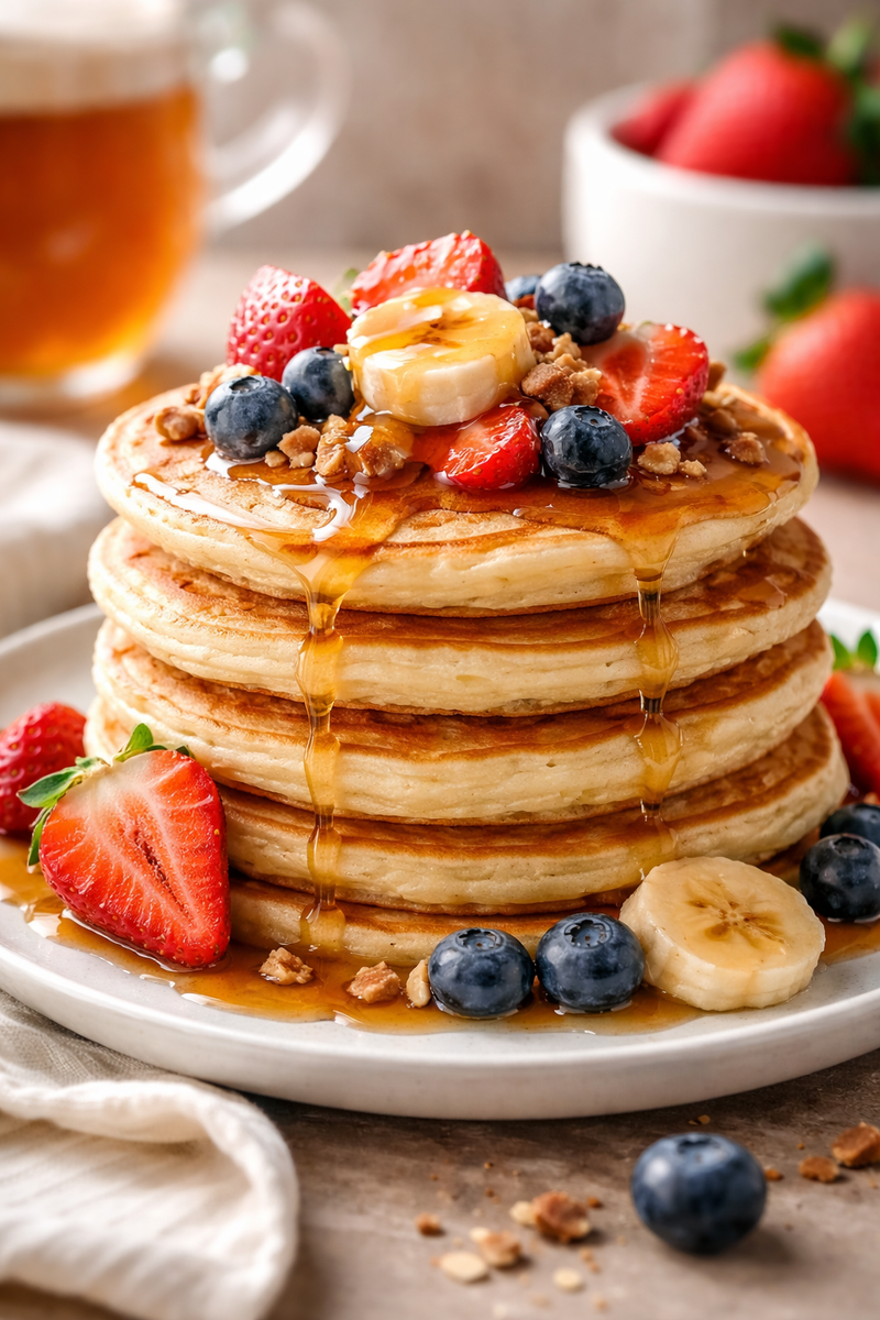 Pancakes sans oeufs