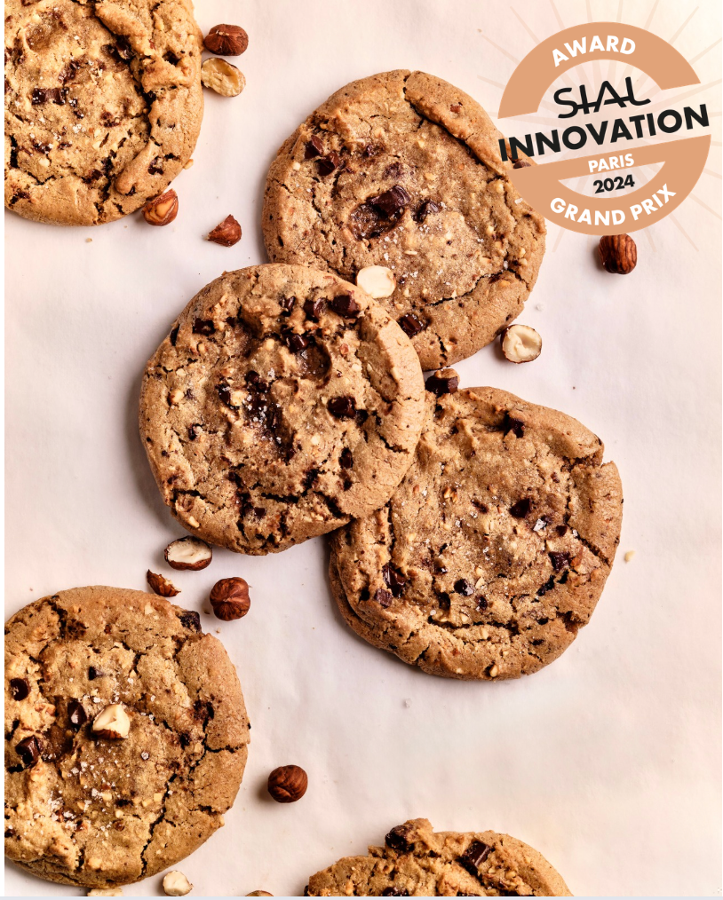 50 Cookies Végétaux 80g : Noisette Pépites de Chocolat Noir